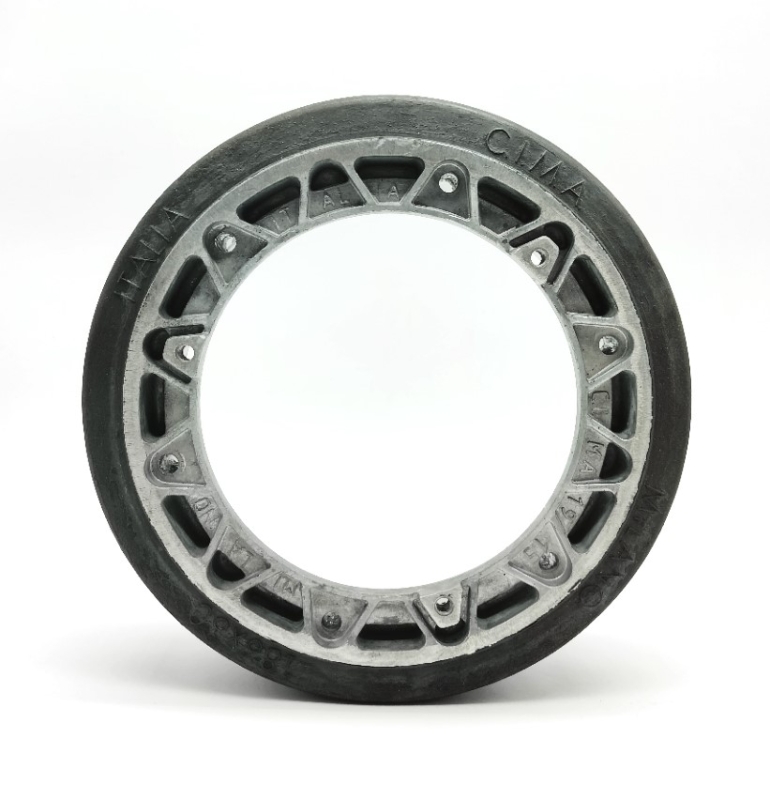 RUOTA CIMA GOMMA 6 FORI 186X60