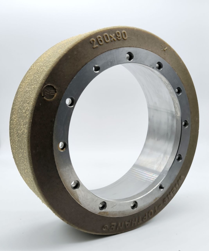 RUOTA SUPER TRACTION SAMAG 260X90 10 FORI MOZZO INOX