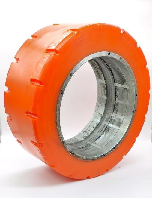 ANELLO RIVESTITO IN POLIURETANO 85 SH + SCOLPITURA