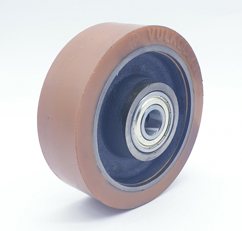 RUOTA GHISA+POLIURETANO  150x50 LM 60 FORO  20