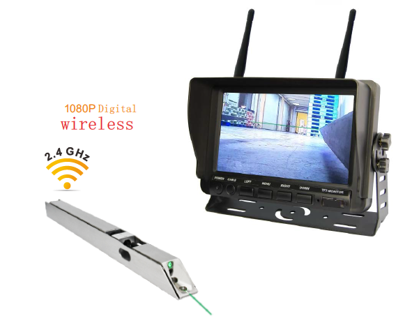 KIT CAMERA FORCA + BATTERIA INCORPORPORATA + MONITOR 1080P WIRELESS+ LASER