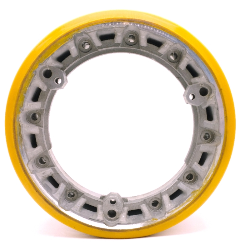 RUOTA POLIURETANO 240X101 9 FORIø209 h 10mmø204 h 33mmø180 h 29mm